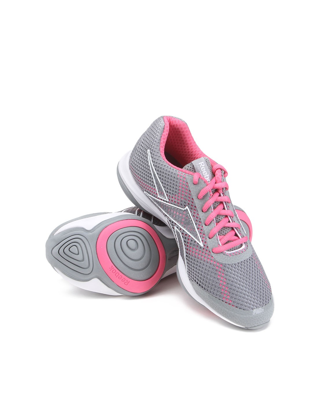 女款灰色竞步鞋 缓震舒适