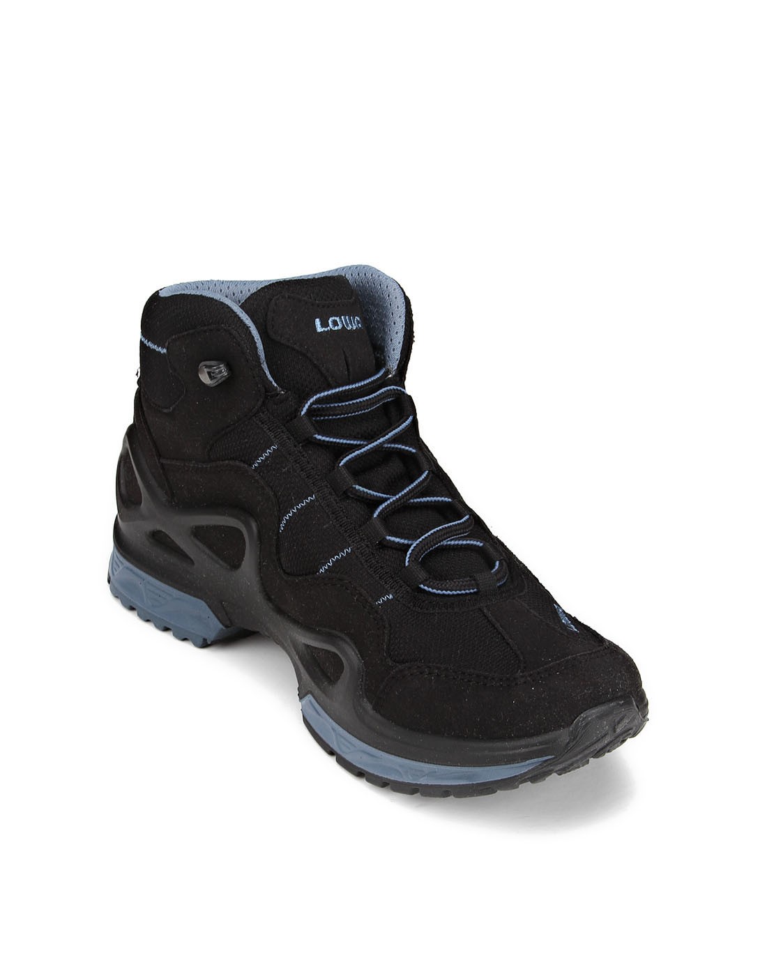 顶级户外品牌集合馆-lowa 进口手工 女款黑色高帮徒步鞋 防滑耐磨