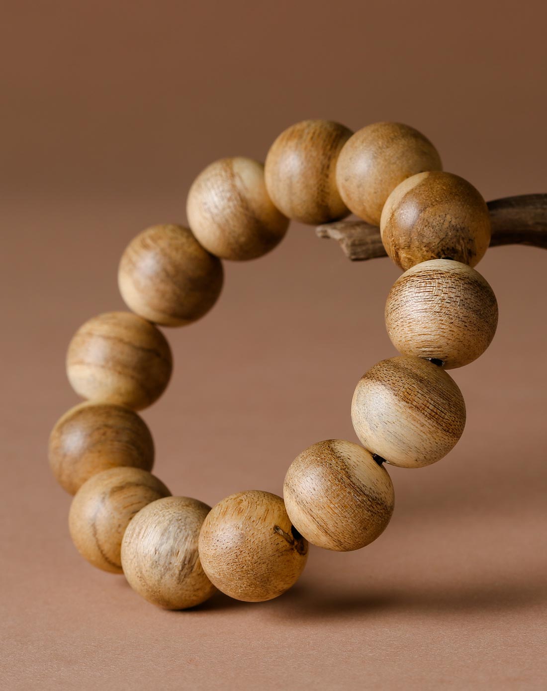 老料白木沉香手串 清新香甜 18mm