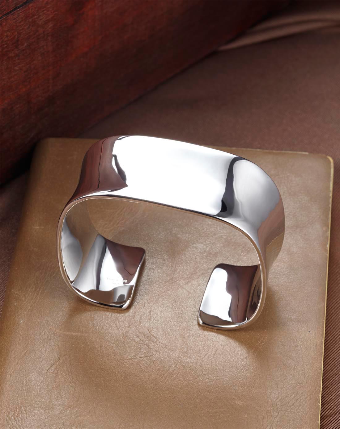 925银电镀白金&时尚个性手镯