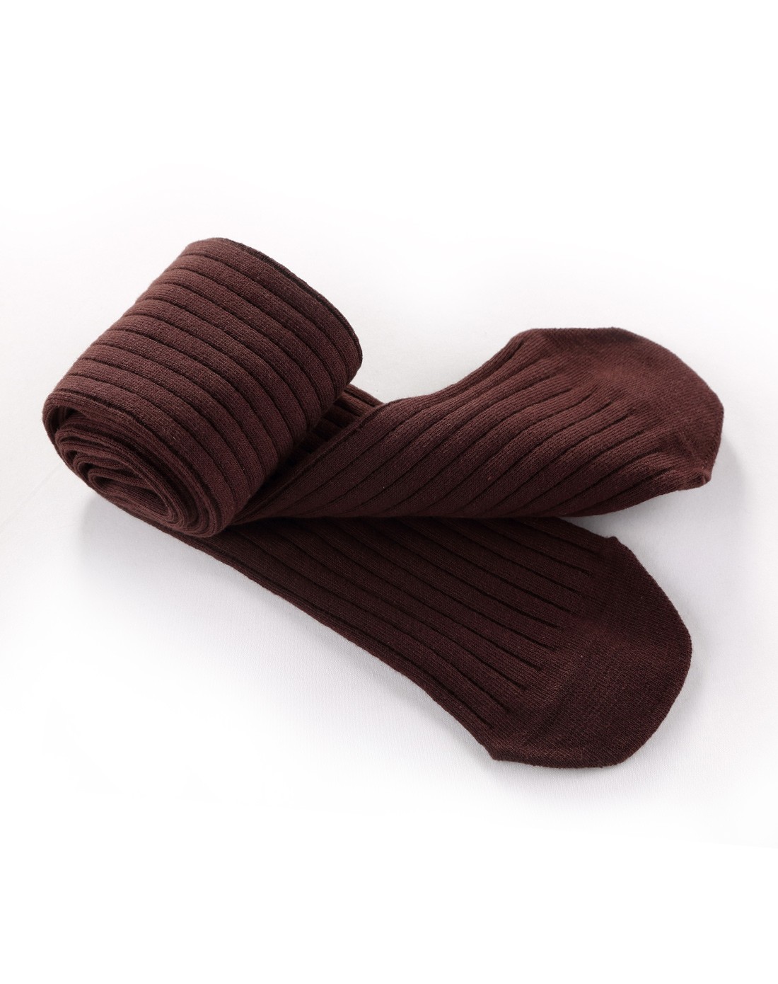 【两件起售】咖啡色半高直筒袜