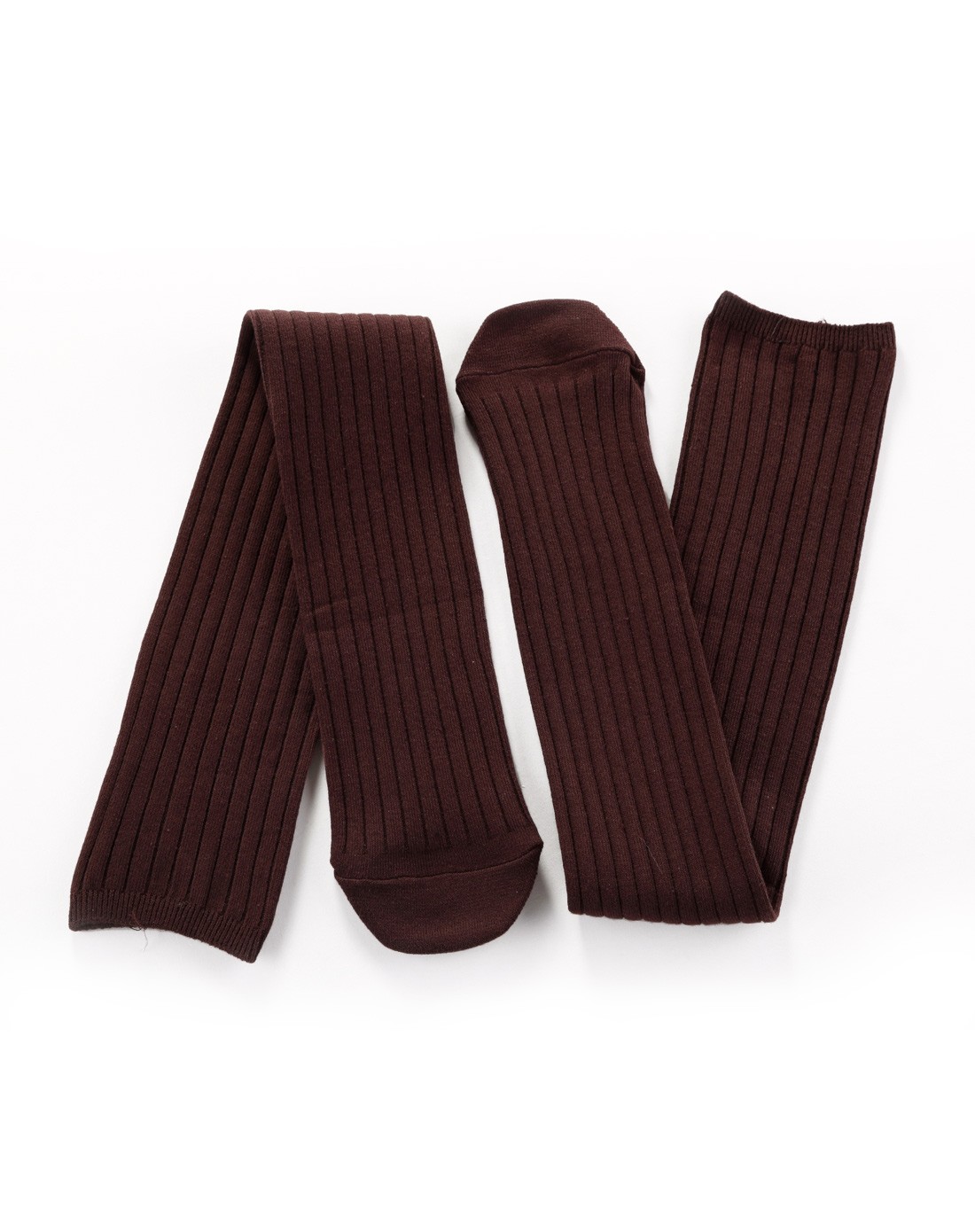 【两件起售】咖啡色半高直筒袜