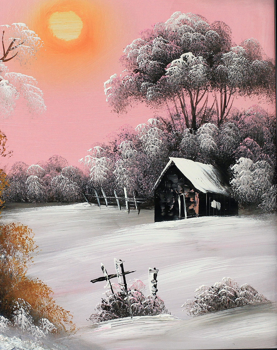 [直降]纯手绘油画《暖冬》