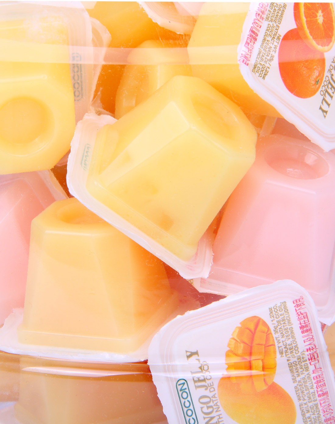 马来西亚可康牌 多口味酸奶果冻(含椰果)1桶x26杯x35克