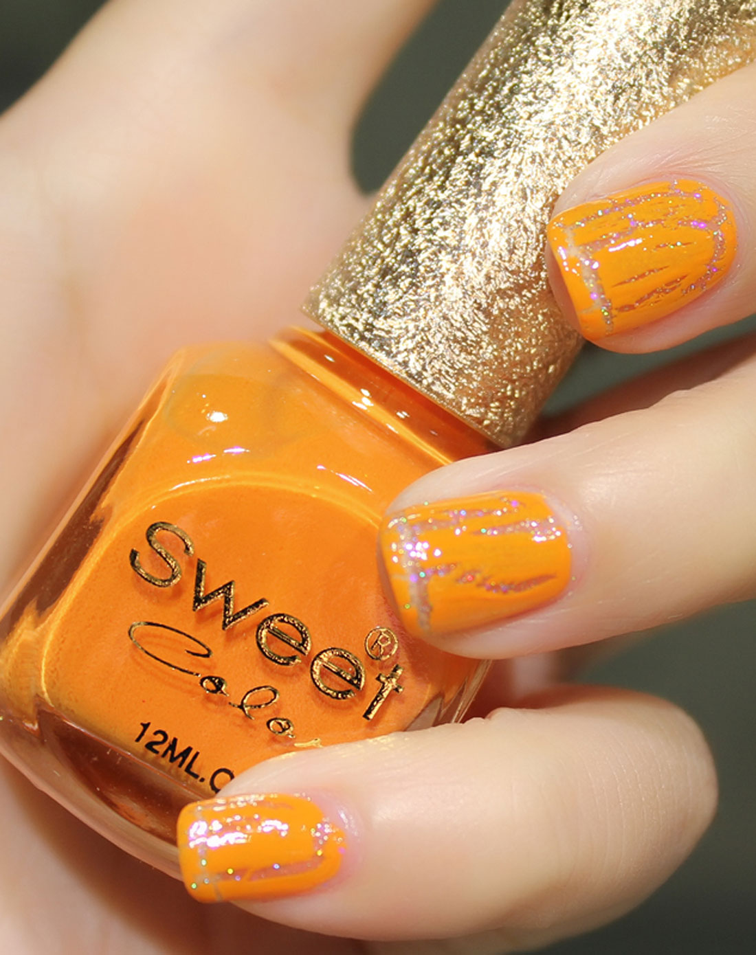 sweet color指甲油专场-橙色爆裂系列指甲油 12ml