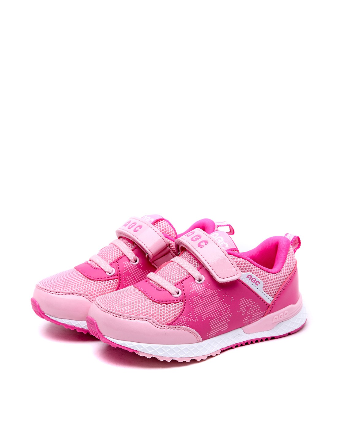 abckids男女童鞋混合专场-女小童玫红/粉红休闲鞋