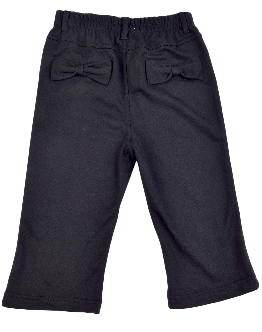 女中童黑色鱼鳞布裤子