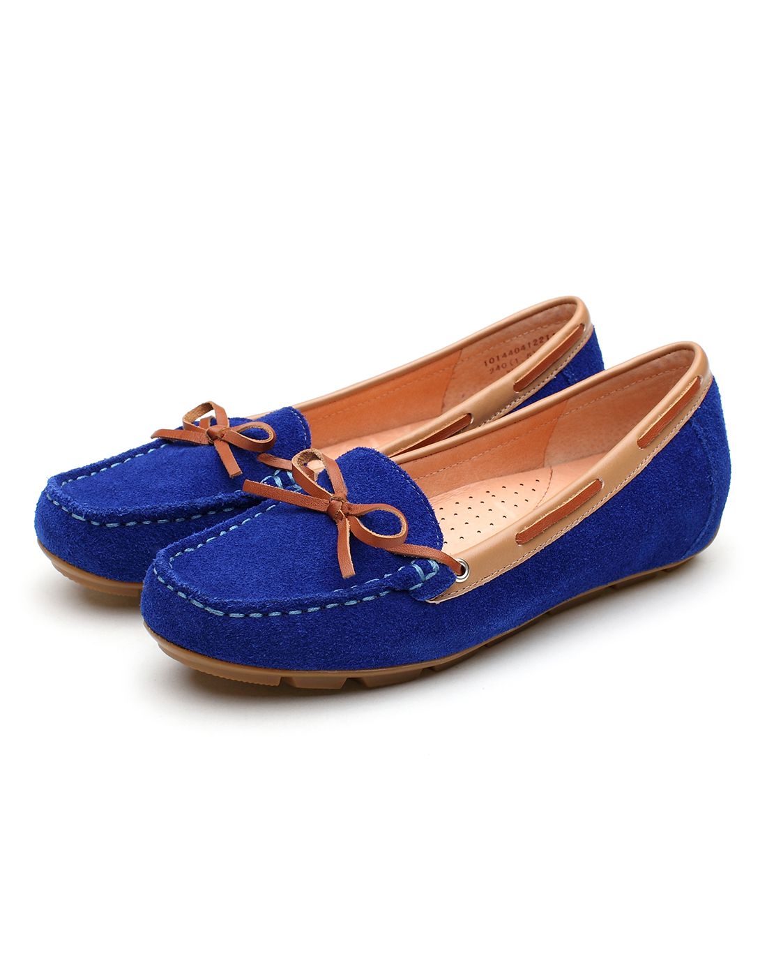 达芙妮蓝色女单鞋