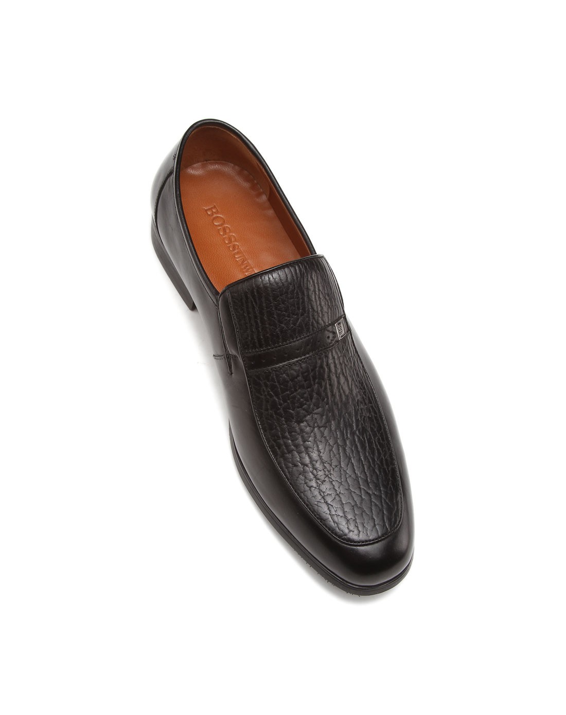 意大利进口黑色海豹皮/牛皮经典简约绅士皮鞋