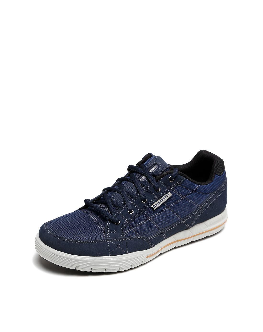 透气舒适 男款海军蓝色休闲鞋 抓地简洁