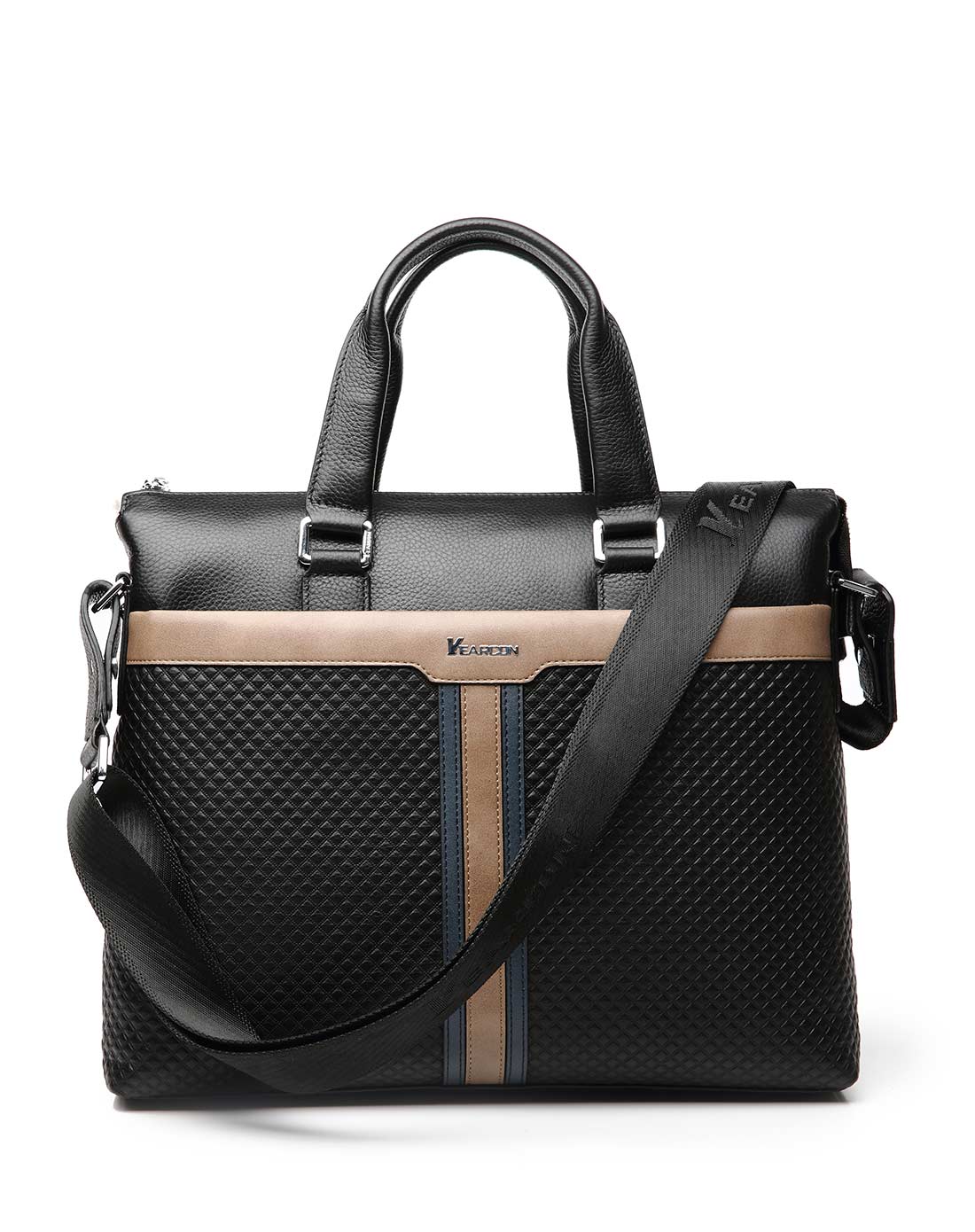 黑色商务多袋日常休闲男手提单肩包