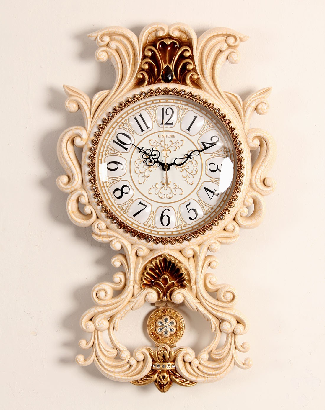 欧式古典高档造型墙壁挂钟b8181fs