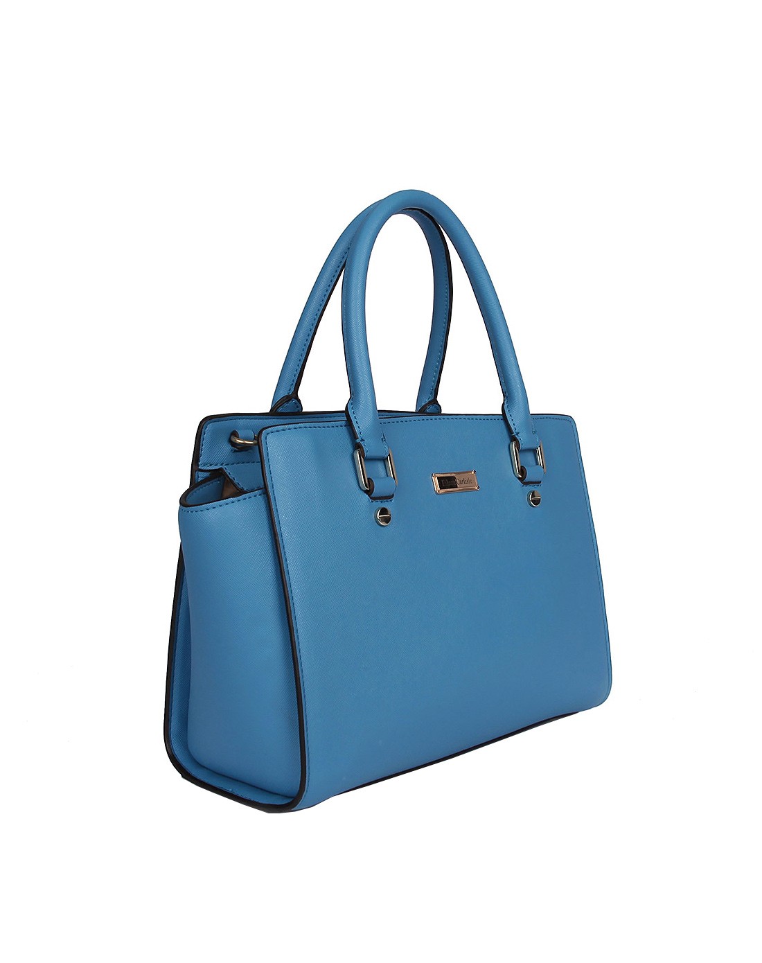 女款时尚蓝色手拎包