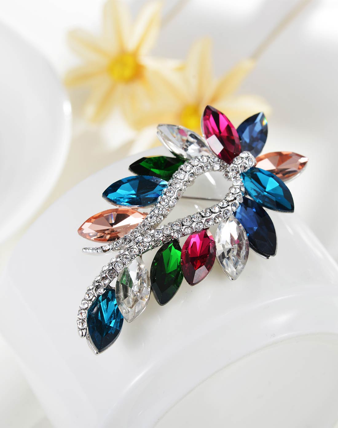 菲尔南多frndo饰品移动端专场-唯美复古-施华洛世奇元素水晶胸针