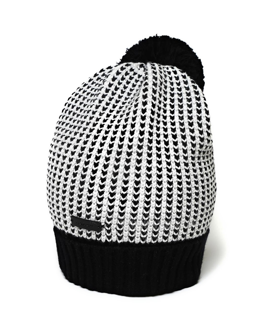 coach配饰专场黑白条纹毛球保暖帽子f85213 bk/mc_唯品会