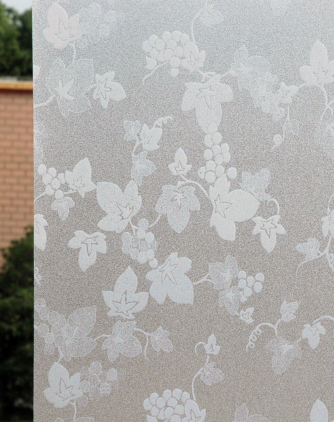 白葡萄印花玻璃贴45cm*2m