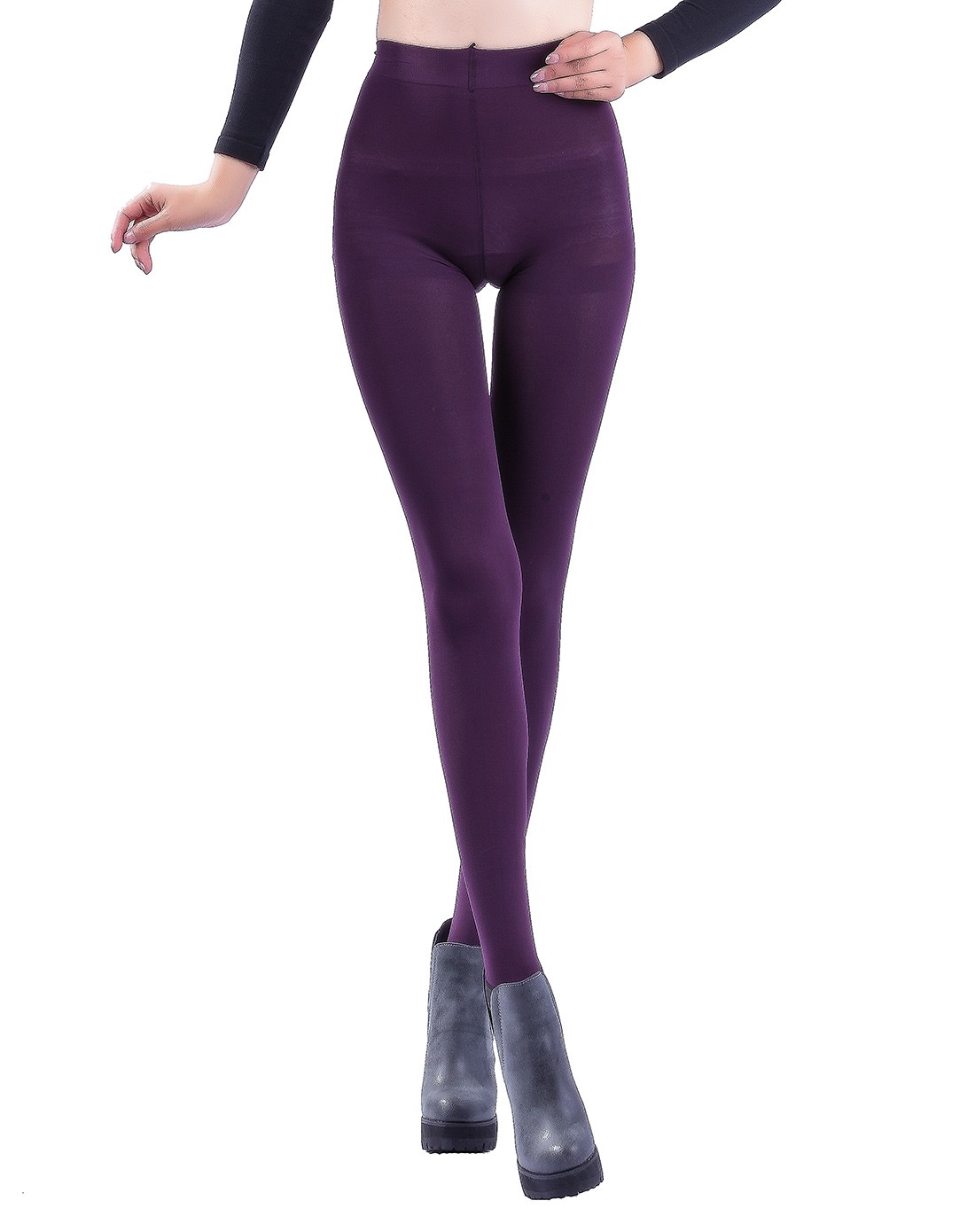 梦娜2双装80d天鹅绒炫彩连裤袜