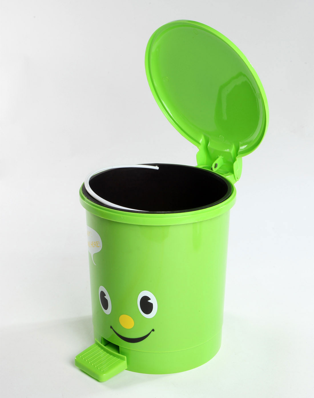 h&3家居用品专场 3l脚踏式优质垃圾桶绿色