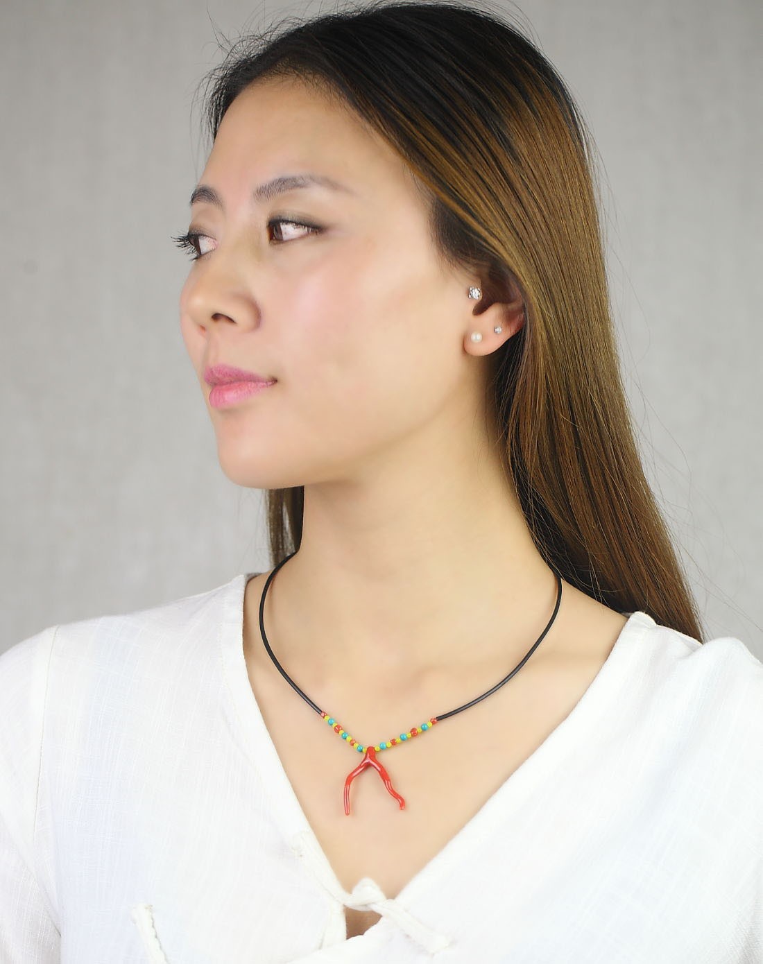 天然极品红珊瑚吊坠(权威证书)