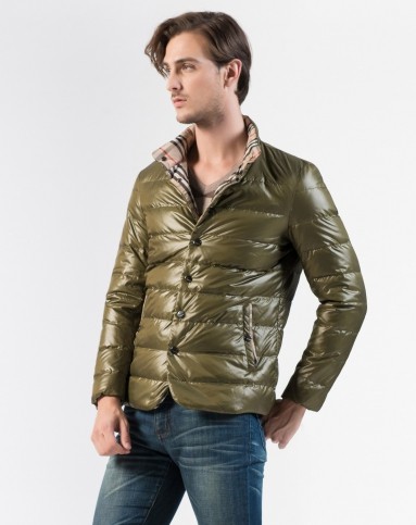 太子龙tedelon橄榄绿色立领商务休闲短款羽绒服yadx1dg007300_唯品会