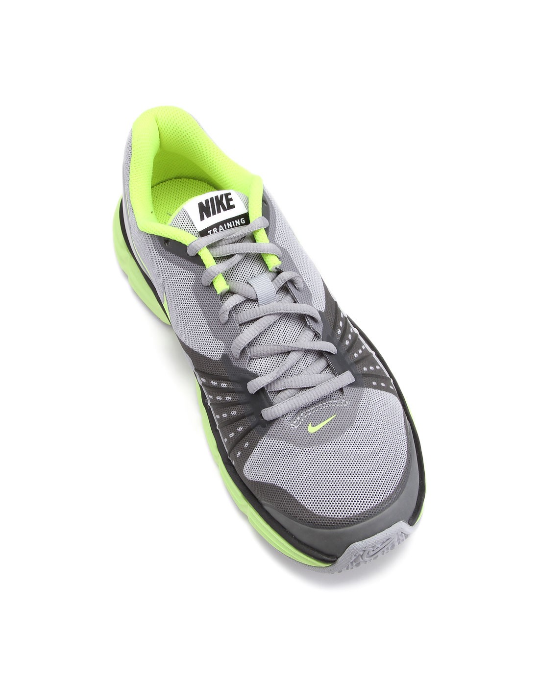 nike疾速装备专场男款灰配荧光黄色训练鞋 透气舒适耐磨631464-006