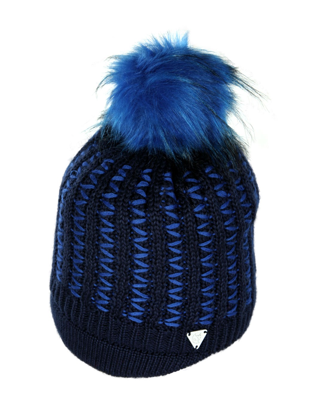 女款藏青有檐帽 时尚保暖