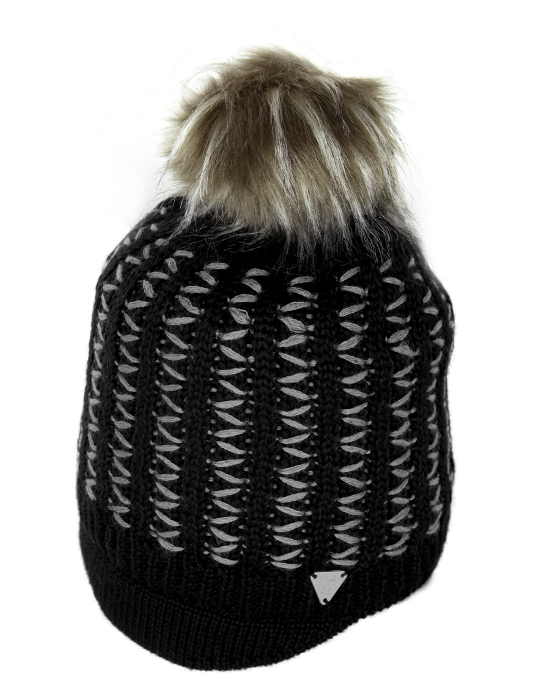 中性黑色有檐帽 时尚保暖