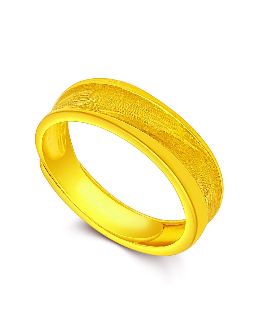 潮宏基chj珠宝专场-臻爱永恒 足金男戒/对戒 5.3克-计价