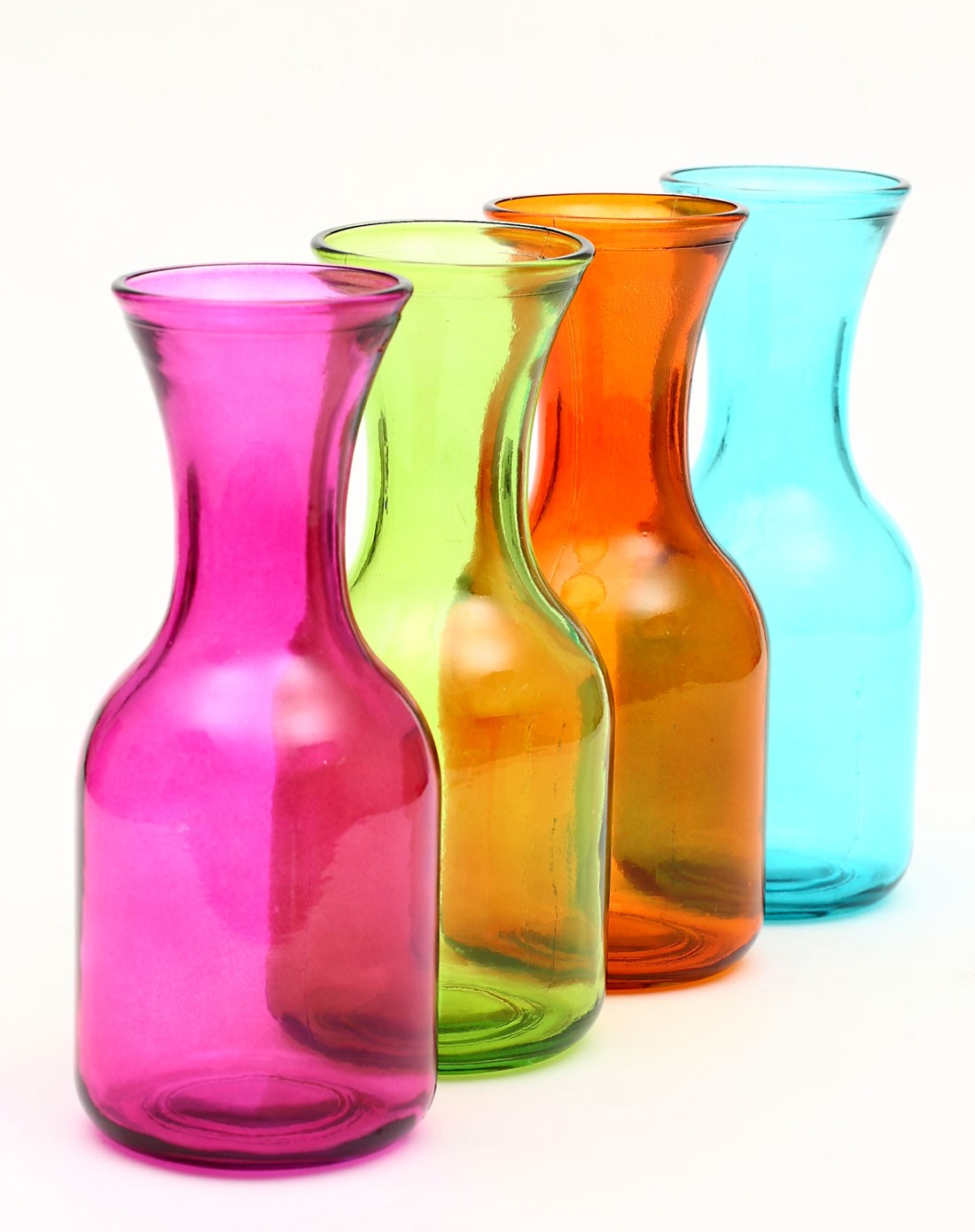 > 【西班牙进口】1250ml环保玻璃水瓶/倒酒器-桔色