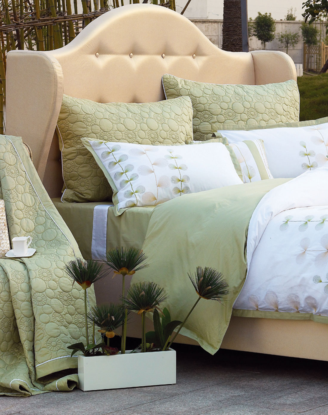 紫罗兰violet家纺专场-200*230cm春季100%高支高密全棉斜纹活性四件套