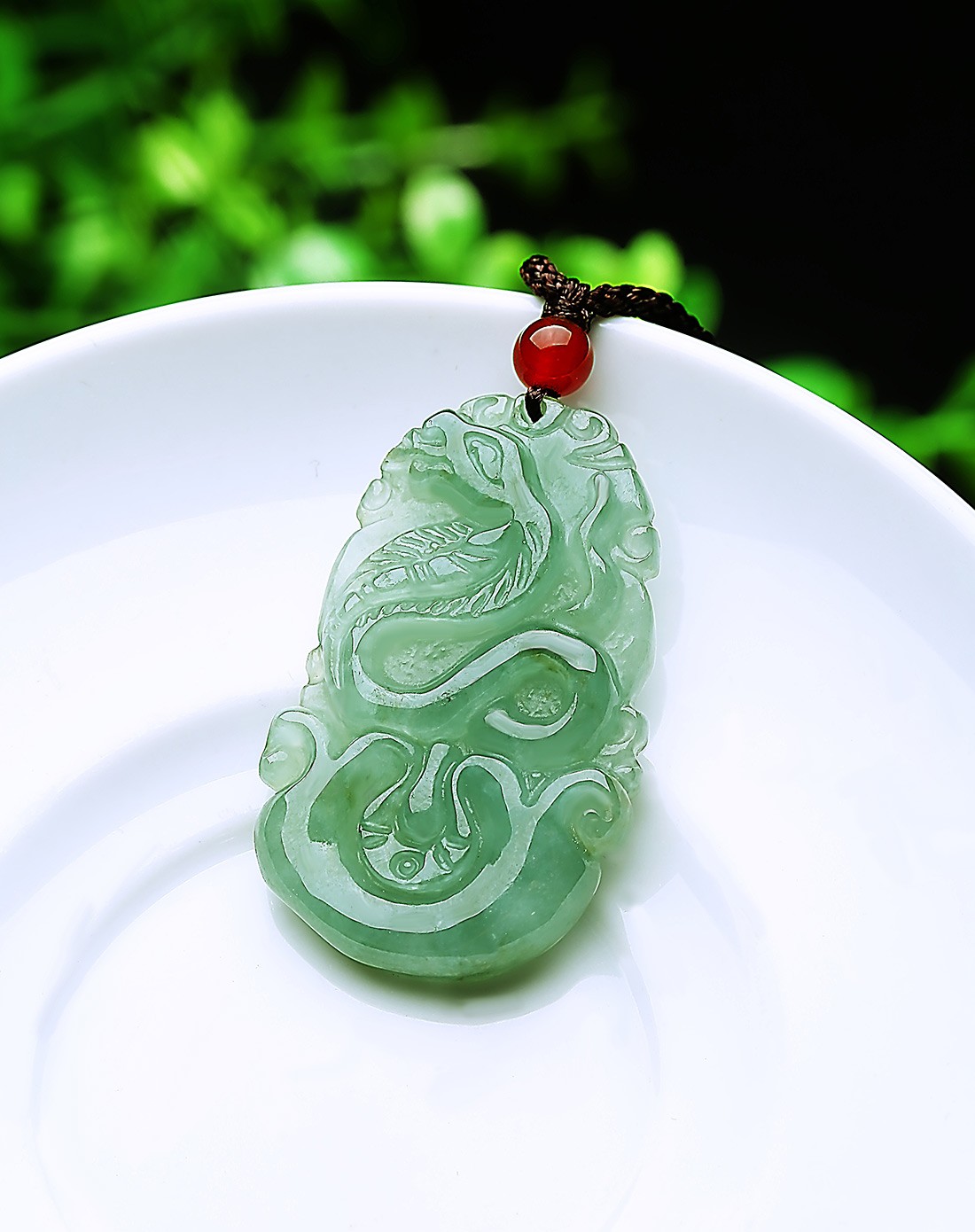 晶萃轩ching sui hin玉石贵重专场-精雕超细腻冰种水润油青绿底灵性