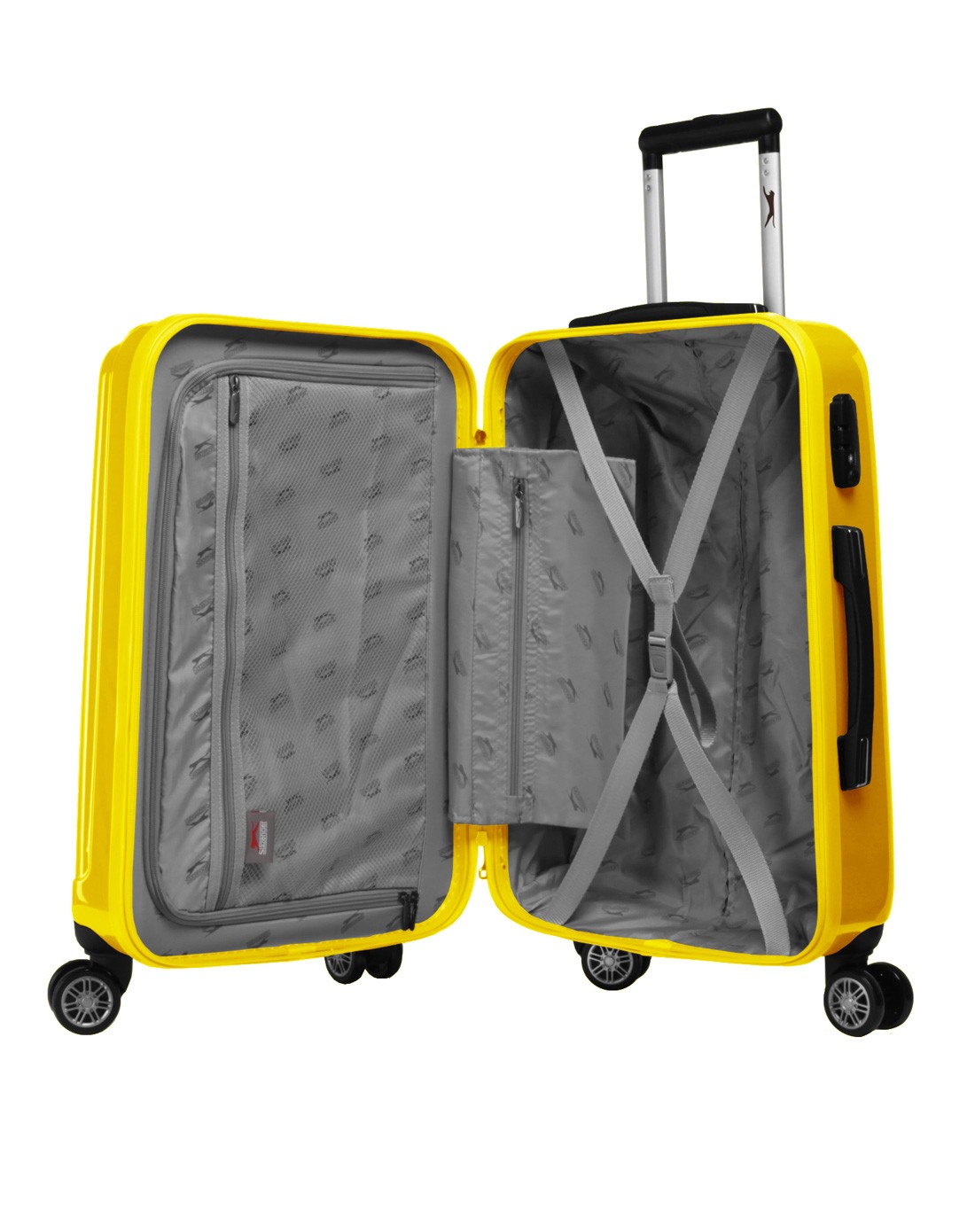 全优新品旅行箱黄色20寸