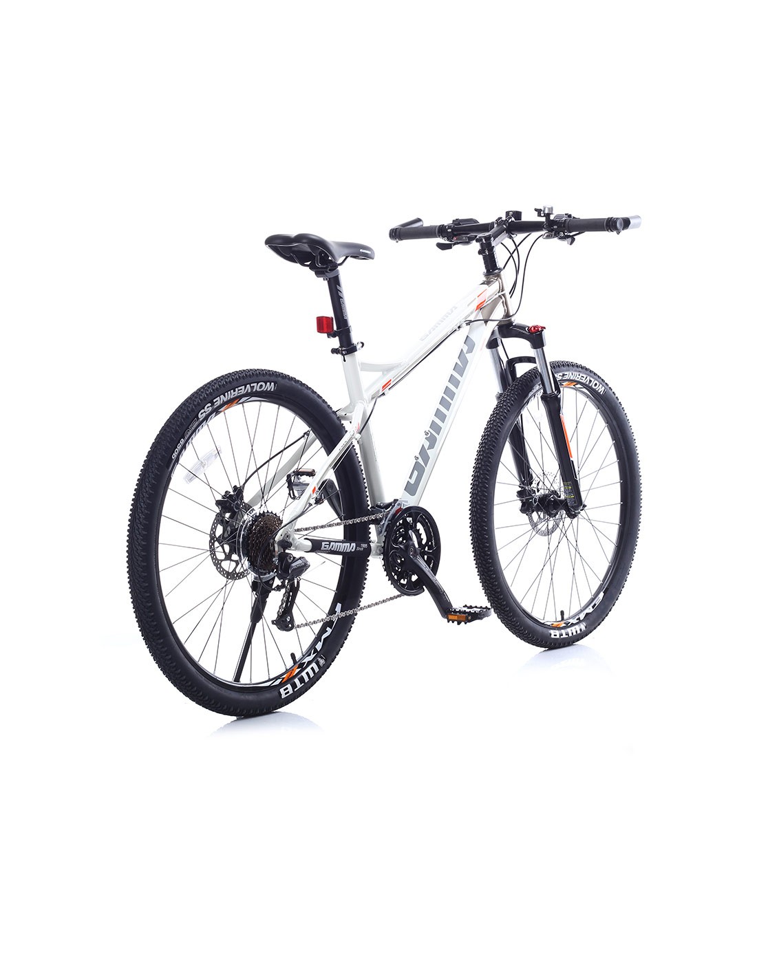 悦峰系列7.0高端27.5寸贵族金/白色山地车27速禧玛诺m370高档变速套件