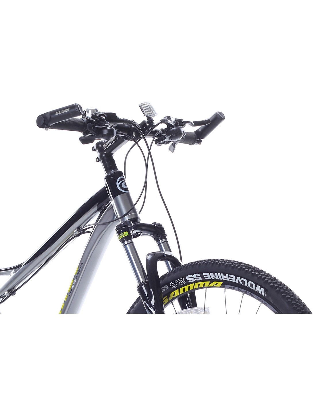 悦峰系列5.0高端27.5寸亮黑/银色山地车24速禧玛诺m310高档变速套件