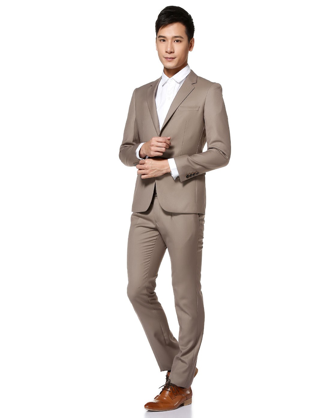 男款米色西服(上衣)