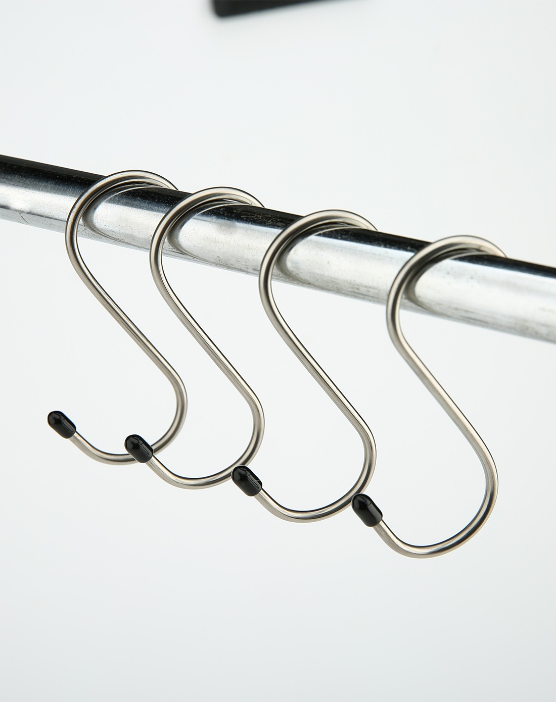 超实用不锈钢s型挂钩便携小物件挂钩-8枚入