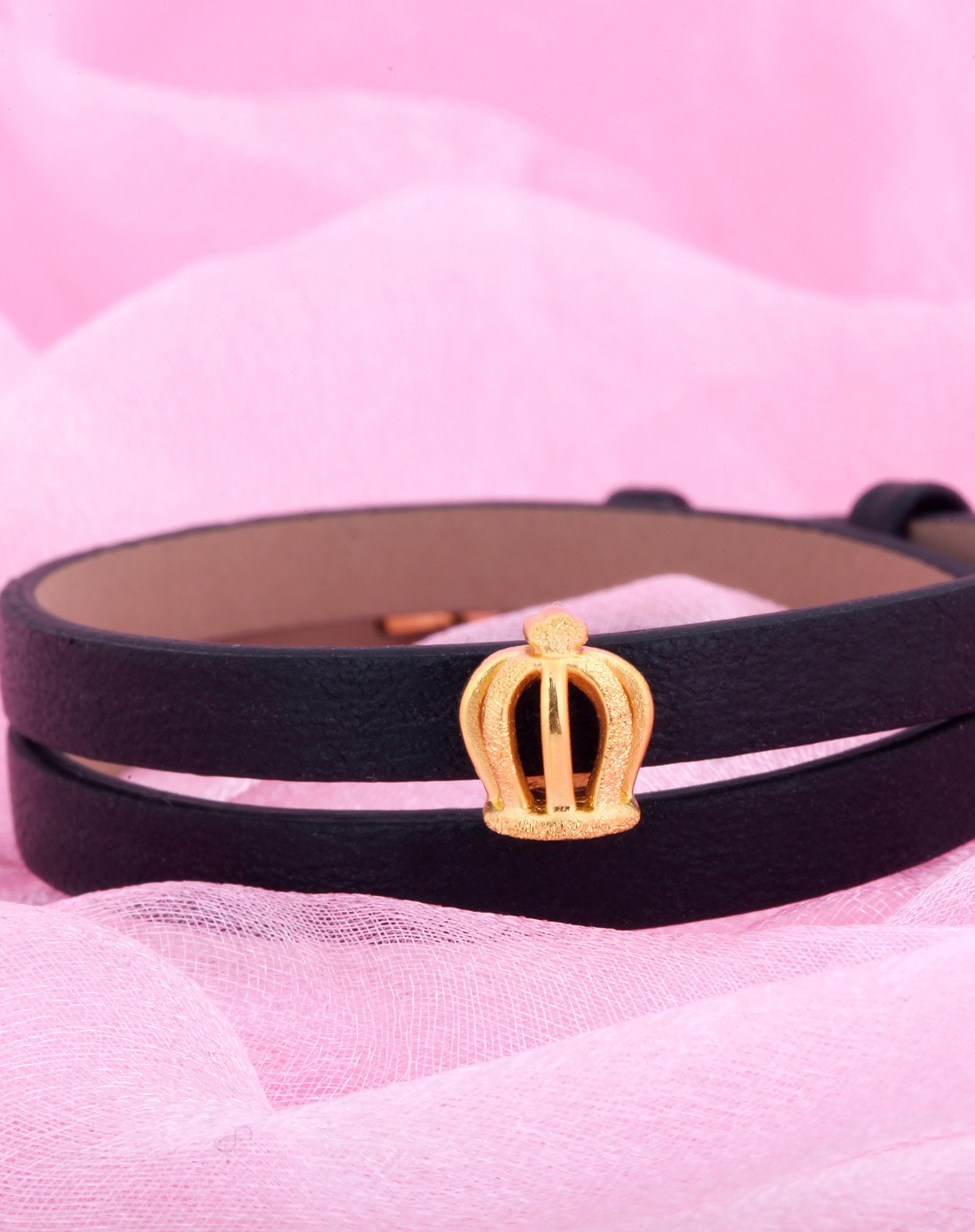 张万福zwf珠宝专场国王之冕 3d硬金皇冠路路通(送皮