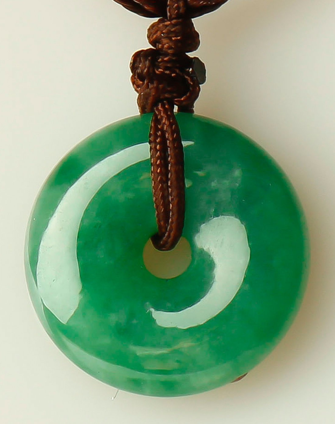 天然翡翠平安扣吊坠