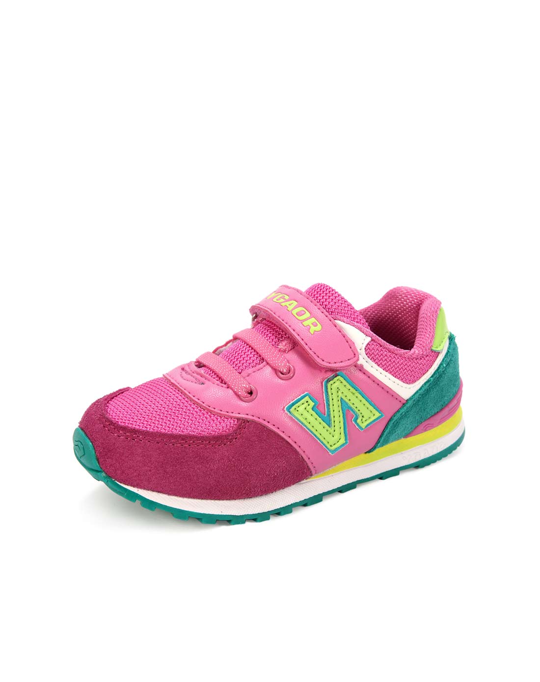 永高人ygaor春季新品女小童桃红休闲鞋