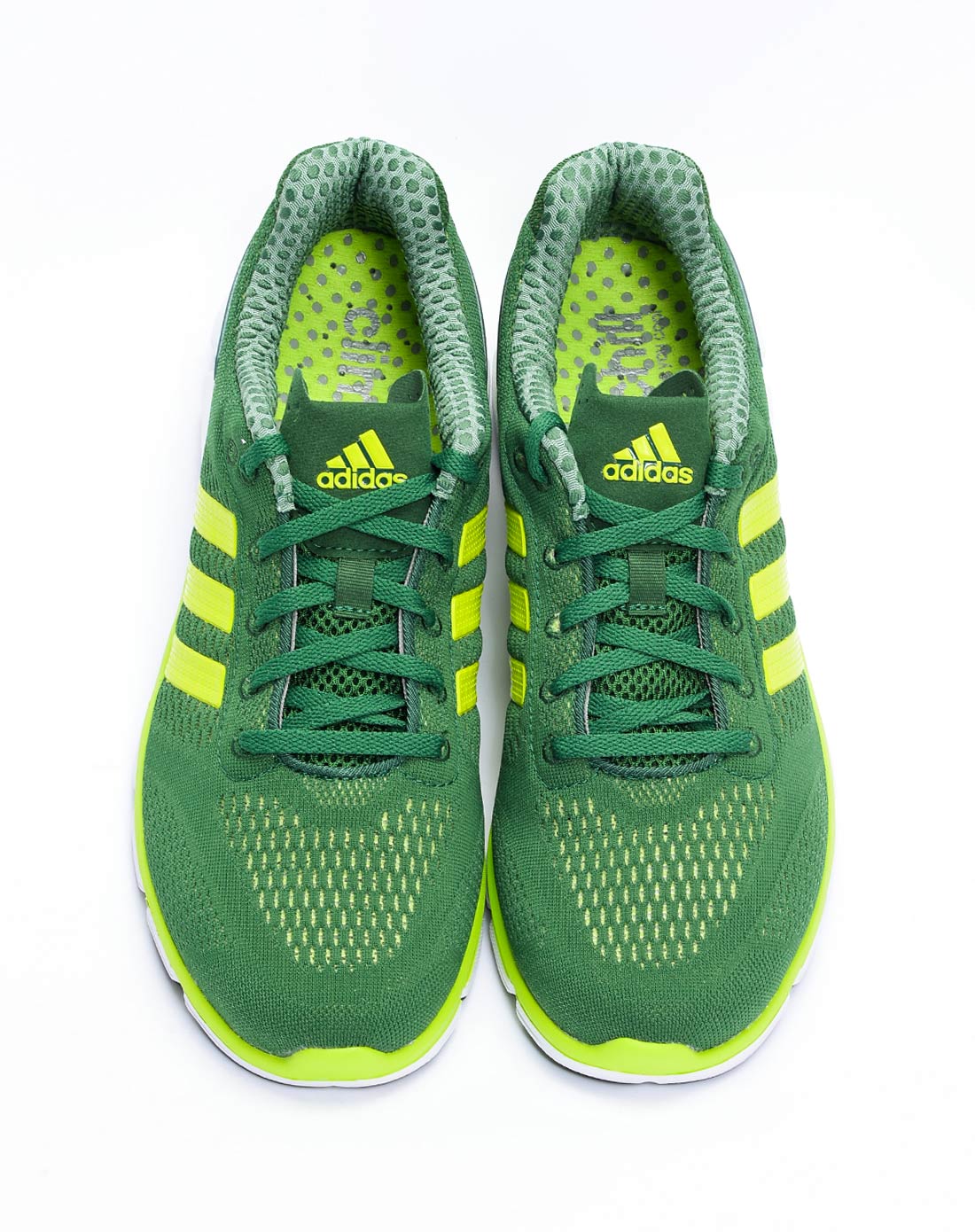 阿迪达斯adidas男士新品专场-男款绿色跑步鞋 缓震透气
