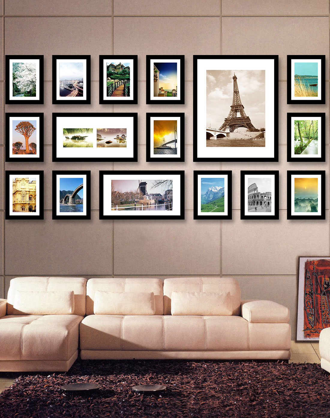 时尚组合相框墙16件套(大)