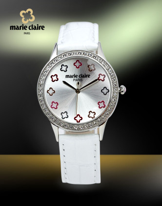 marieclaire时尚石英女表白色