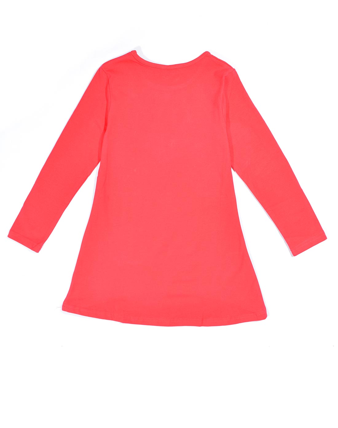爱及屋ativo 女童西瓜红长袖t恤