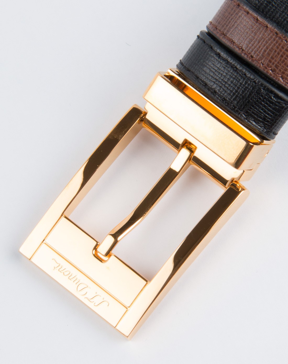 都彭s.t.dupont名品专场都彭 时尚系列针扣皮带8032020g_唯品会