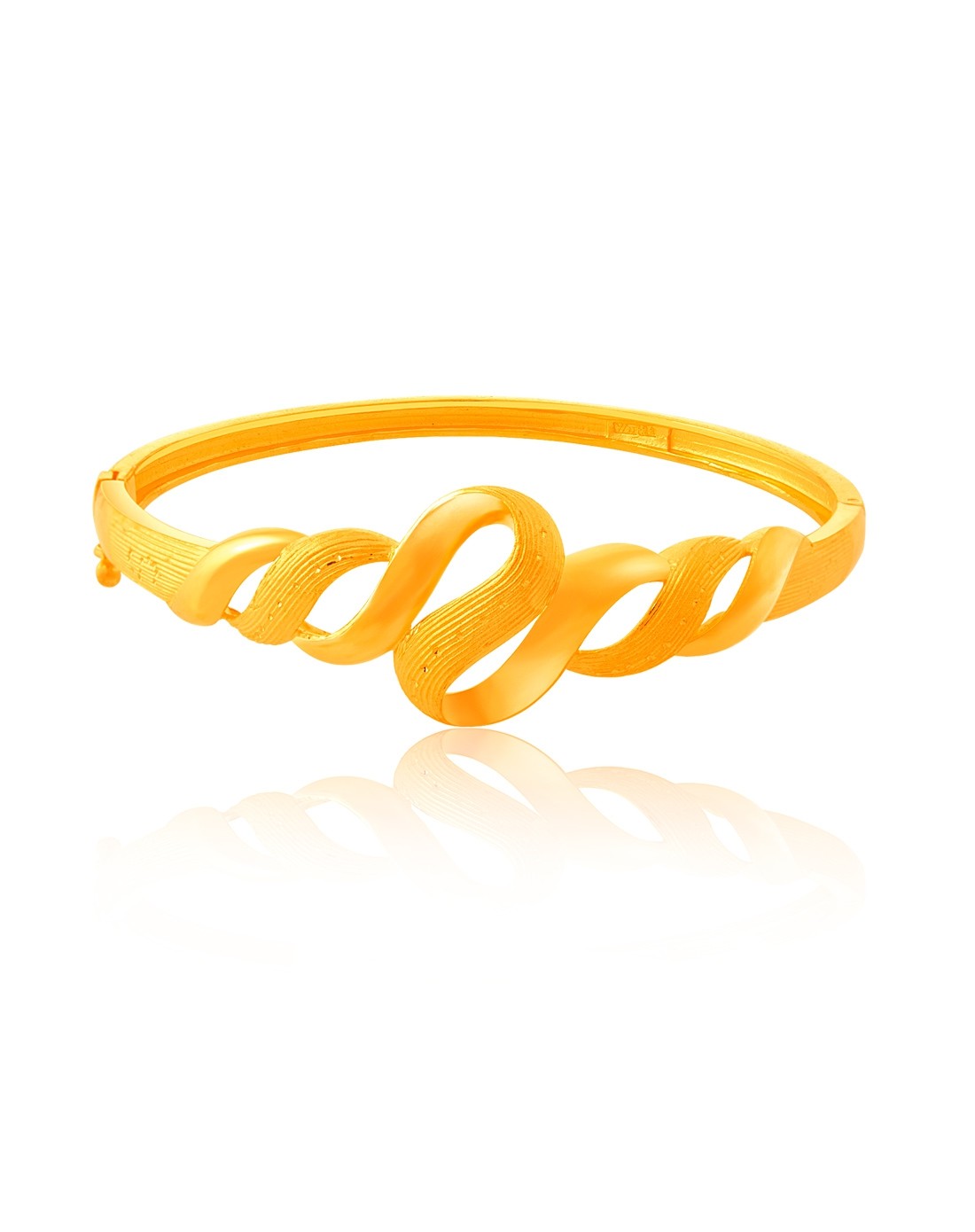 千足金情意绵绵手镯18.20g