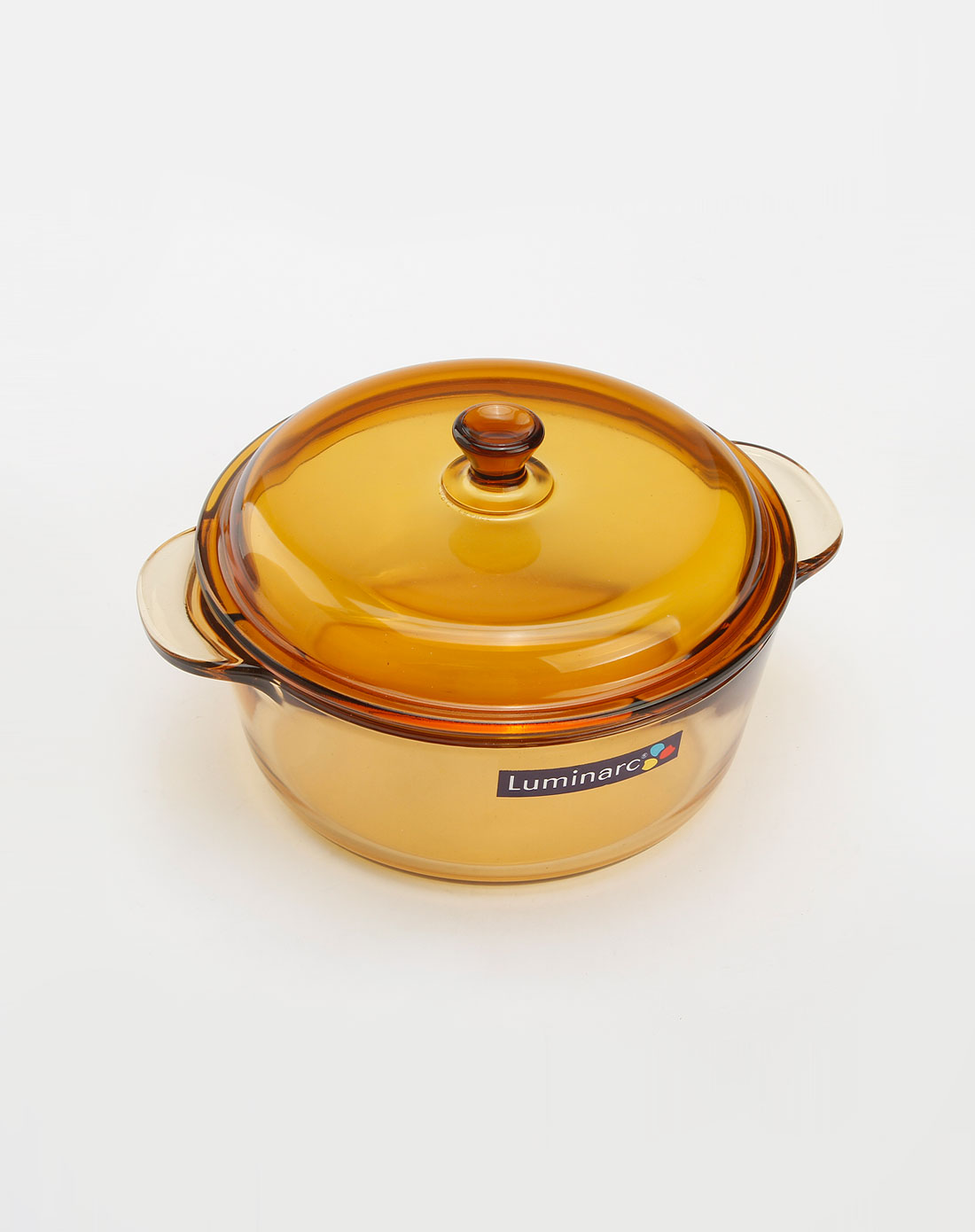 乐美雅luminarc-琥珀透明圆玻璃锅 1.5l