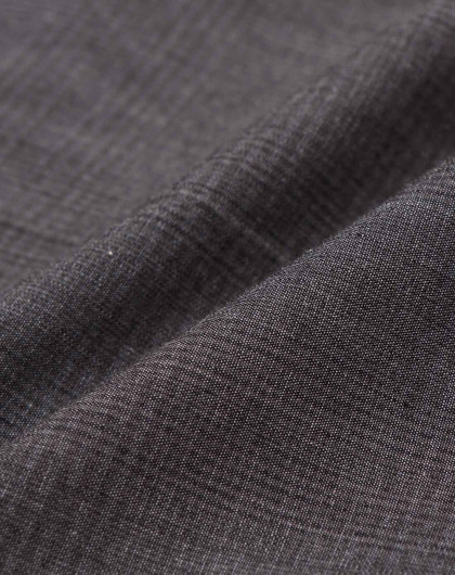 煤灰色时尚商务暗格纹修身西装裤