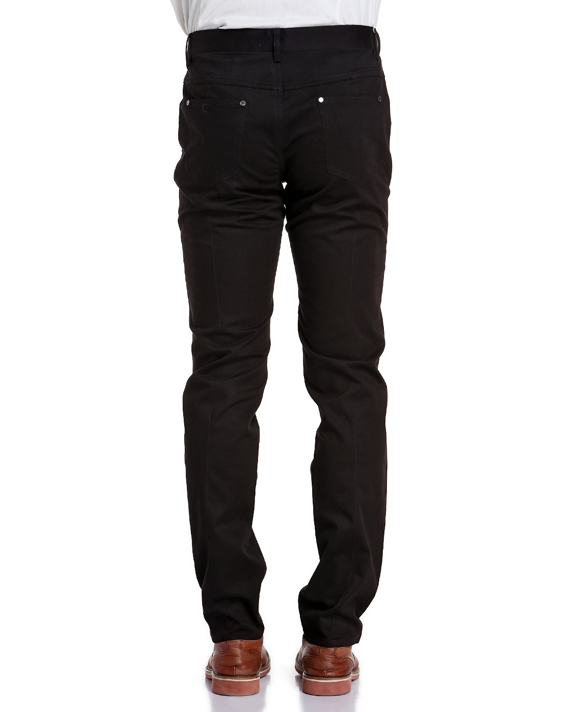 blackgateone67黑色时尚直筒休闲长裤b21628099_唯品会