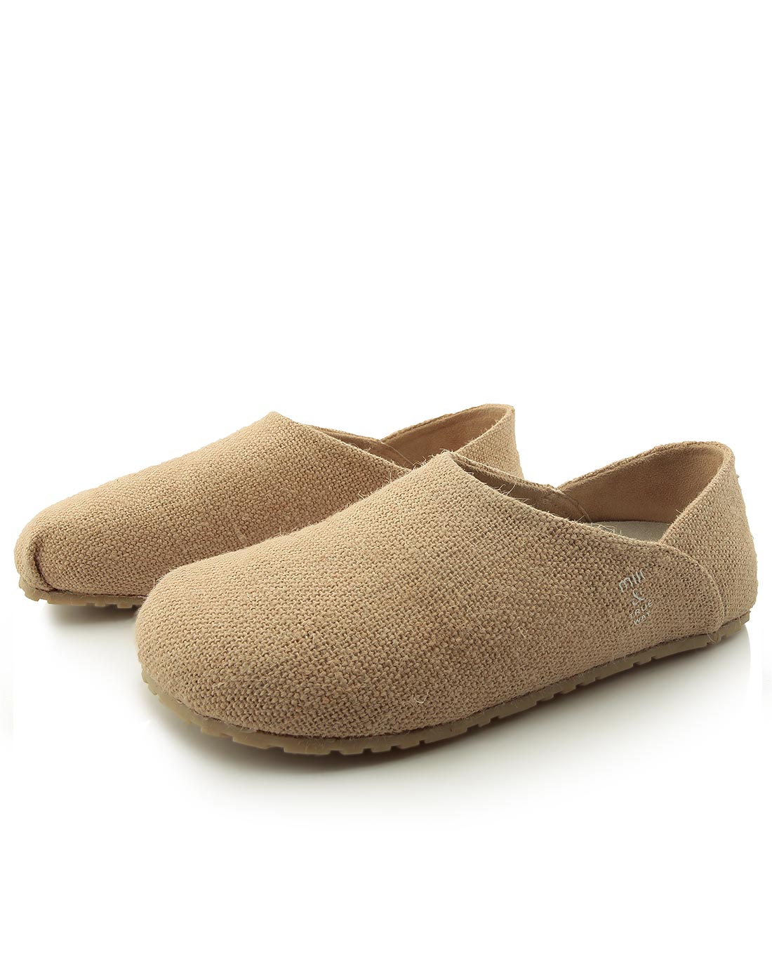 米基miji鞋子移动端专场情侣款麻色牛绒垫大头鞋dx-1mas_唯品会