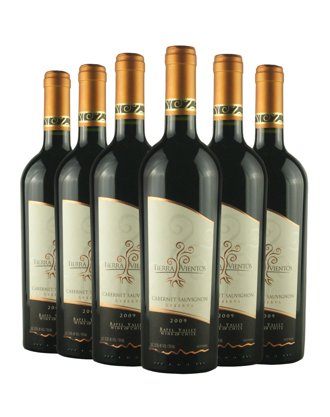 [整箱特惠]智利古藤赤霞珠珍藏干红葡萄酒6支木箱装